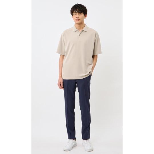 AOYAMA 【洋服の青山】らくリッチ 汗染み隠し 洗える ポロシャツ 半袖