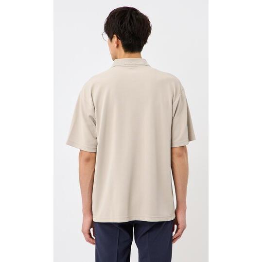 AOYAMA 【洋服の青山】らくリッチ 汗染み隠し 洗える ポロシャツ 半袖