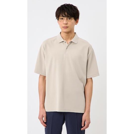 AOYAMA 【洋服の青山】らくリッチ 汗染み隠し 洗える ポロシャツ 半袖