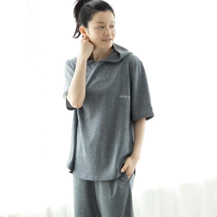 クレージュ21 半袖パーカー Amazon.co.jp: [NOMSOCR] スウェット セットアップ レディース