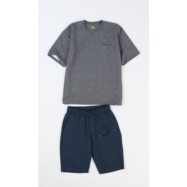 AOYAMA 【洋服の青山】らくリッチ ドライリップル ハーフパンツ メンズ
