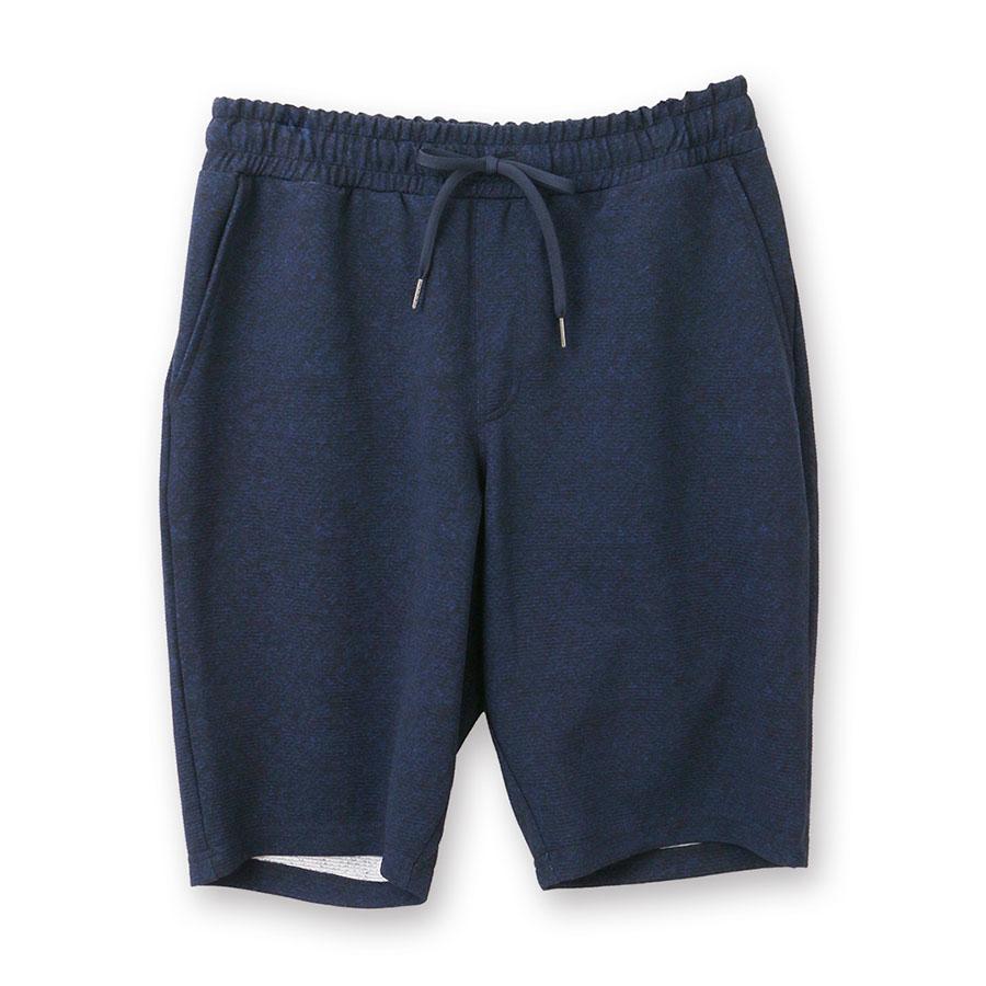 AOYAMA 【洋服の青山】らくリッチ ドライリップル ハーフパンツ メンズ