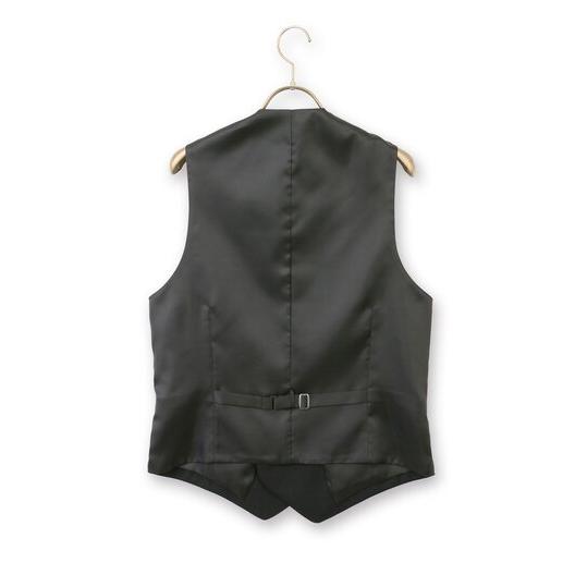 AOYAMA 【洋服の青山】ダブルブレスト ベスト だけ ジレ メンズ スリム