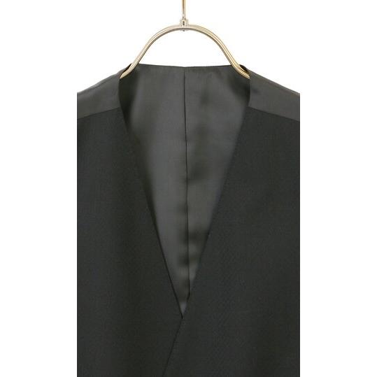 AOYAMA 【洋服の青山】ダブルブレスト ベスト だけ ジレ メンズ スリム