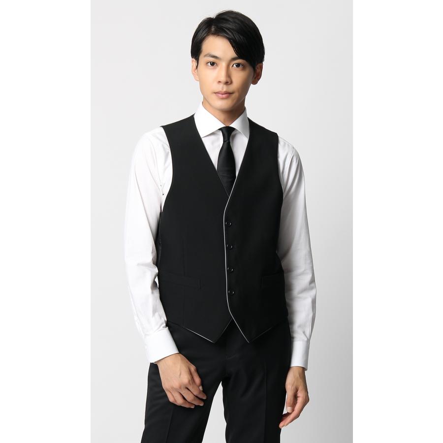 AOYAMA 【洋服の青山】リバーシブルベスト だけ ジレ メンズ 春夏 秋冬