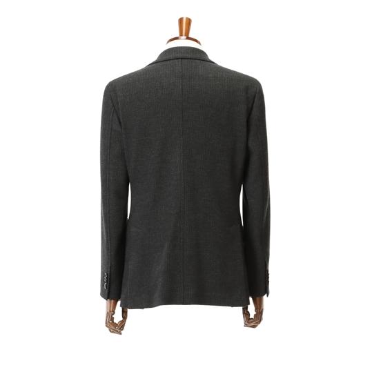 【洋服の青山】プレミアム ウール100% スーツ メンズ スリム 秋冬用 グレー系 千鳥格子 チェック柄 2ボタン 背抜き サイドベンツ ワンタック 動きやすいの画像