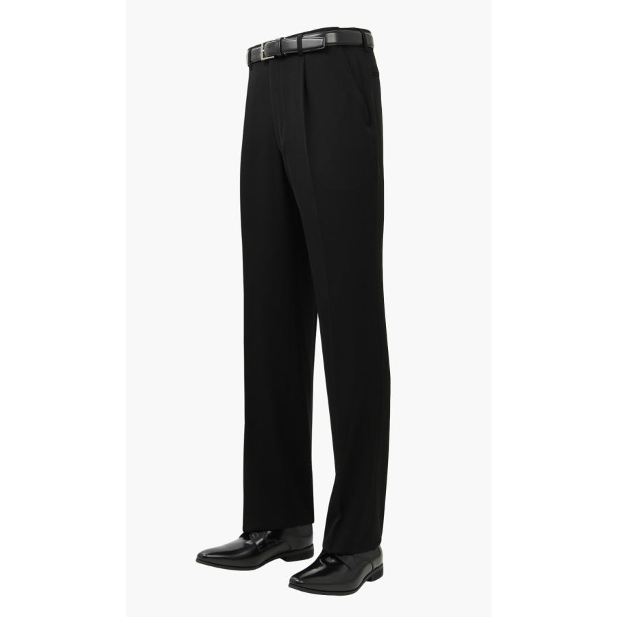 【洋服の青山】 スリーシーズン ブラック系 【シングル】スタンダードフォーマル REGAL メンズ 礼服 礼装 喪服 結婚式 葬式 通夜 冠婚相違 ブラックスーツの画像