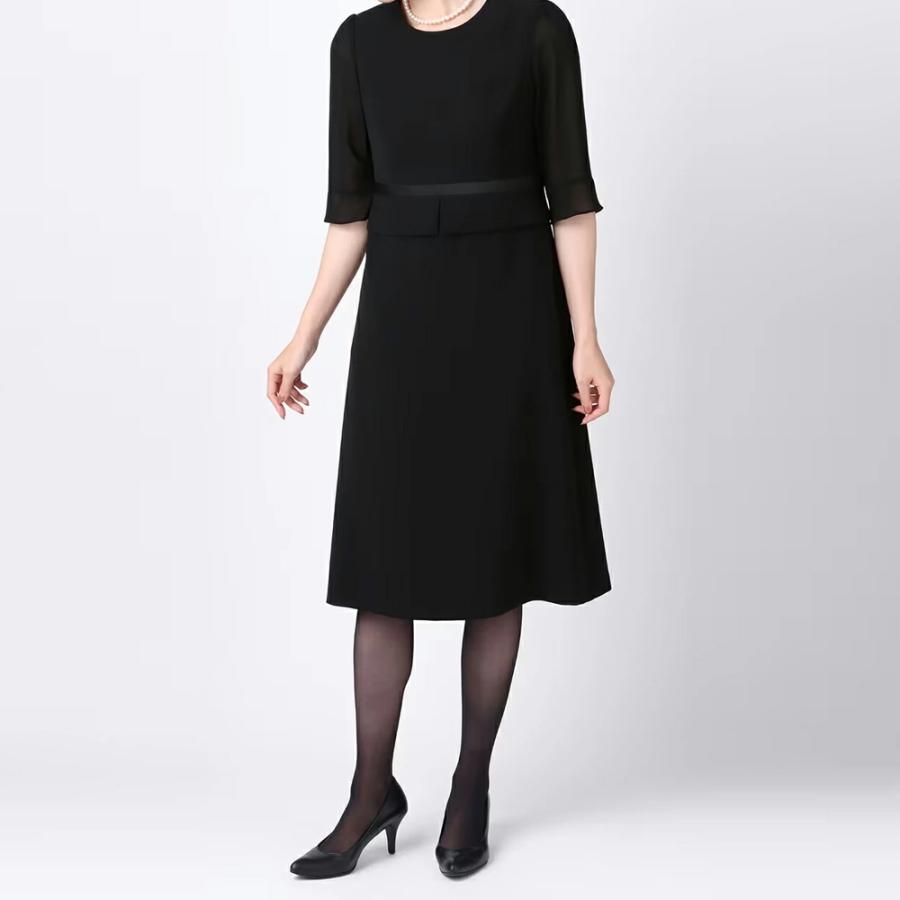 フォーマルスーツ/ワンピース フォルムフォルマ form forma 【喪服・礼服】ジョーゼットワンピース