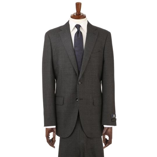 洋服の青山】秋冬用 グレー系 プレミアムスタイリッシュスーツ 