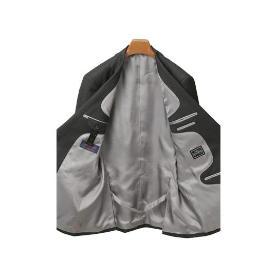 AOYAMA 【洋服の青山】背広 秋冬用 グレー系 プレミアムスタンダード