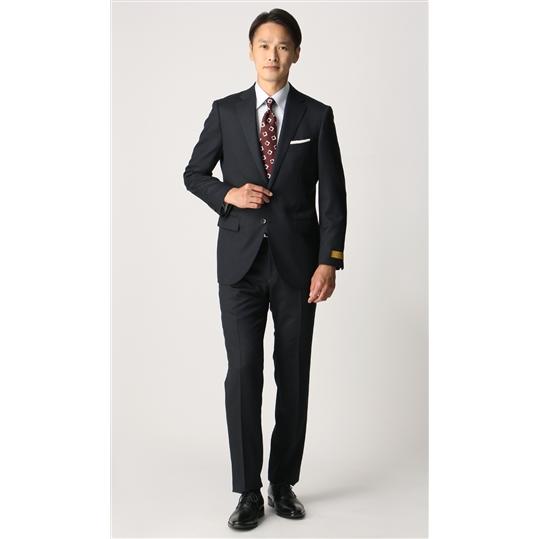 HILTON ネイビー ビジネススーツ　パンツ2ピース 楽天市場】【洋服の青山】秋冬用 ネイビー系 プレミアム