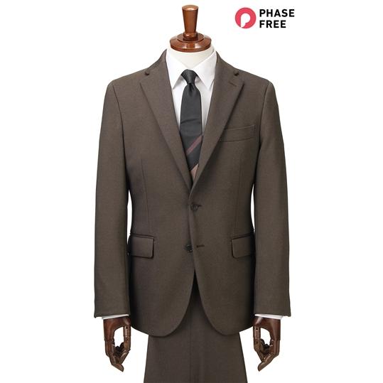 AOYAMA 【洋服の青山】秋冬用 ブラウン系 スタイリッシュスーツ