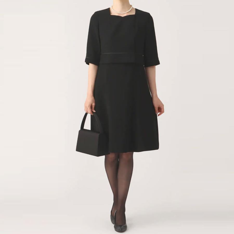 AOYAMA 【洋服の青山】礼服 喪服 フォーマルワンピース レディース 