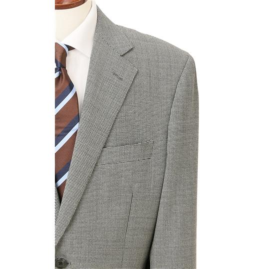 【洋服の青山】ツーパンツ スーツ スタンダード オールシーズン用 グレー系 千鳥格子 CONTROLα 温度調節 ウォッシャブル ストレッチ 消臭 シワ抑制 REGALの画像