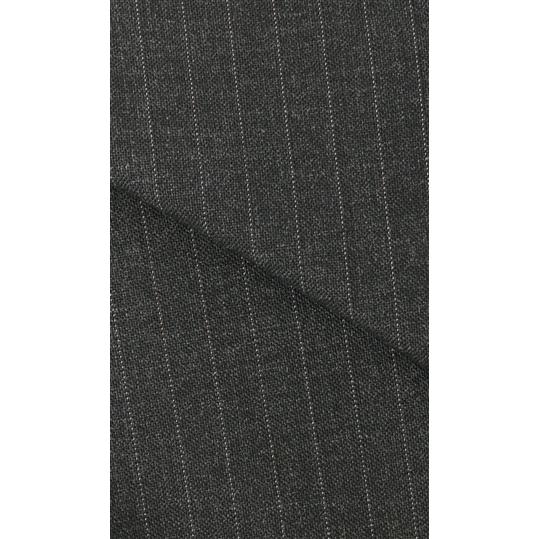 【洋服の青山】ツーパンツ スーツ スタンダード オールシーズン用 グレー系 ストライプ CONTROLα 温度調節 ウォッシャブル ストレッチ 消臭 REGALの画像