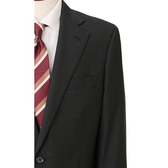 【洋服の青山】オールシーズン ブラック系 スタンダードスーツ【ツーパンツ】【CONTROLα】 REGAL メンズ ビジネス ウォッシャブル ストレッチ 消臭 シワ抑制の画像