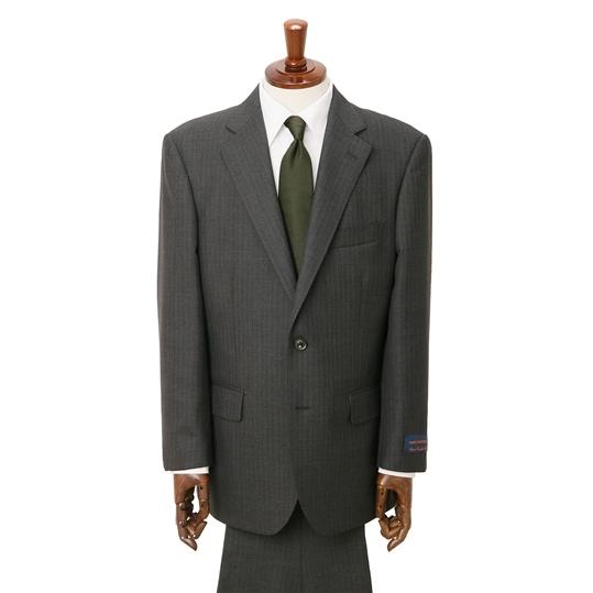 未使用級 スーツセレクト スーツ スリーピース グレー ストライプ Sサイズ相当 スーツ｜グレースーツ(灰)｜SUIT SELECT | スーツセレクト公式通販