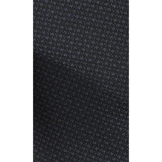 【洋服の青山】秋冬 ネイビー系 プレミアムスタンダードスーツ【DORMEUIL】 Savile Row メンズ ビジネス ストレッチ 長袖 標準体 ワンタック 織柄の画像