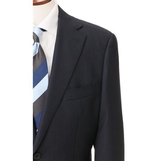 HILTON ビジネススーツ ネイビー Super 130's プレミアムスタイリッシュスーツ【Super130's】 (H23V4390-12