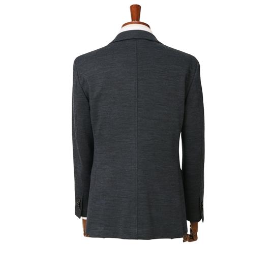 【洋服の青山】秋冬 ネイビー系 プレミアムスタイリッシュスーツ【RELAXING MODEL】 HILTON メンズ ビジネス ストレッチ 長袖 標準体 ワンタック 織柄の画像