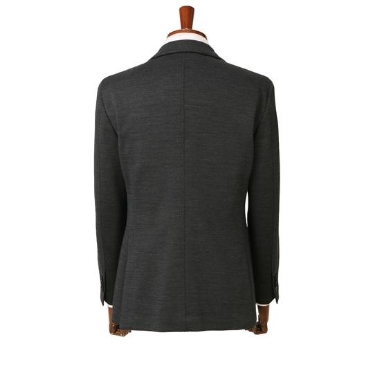 【洋服の青山】秋冬 グレー系 プレミアムスタイリッシュスーツ HILTON メンズ ビジネス ストレッチ 長袖 標準体 ワンタック 織柄の画像