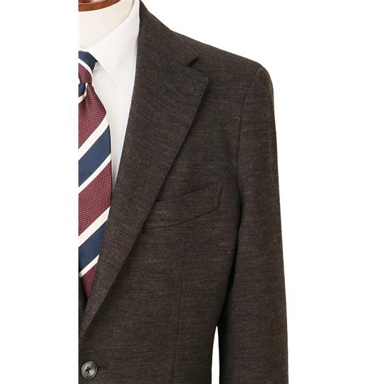 【洋服の青山】秋冬 ブラウン系 プレミアムスタイリッシュスーツ【RELAXING MODEL】 HILTON メンズ ビジネス ストレッチ 長袖 標準体 ワンタックの画像