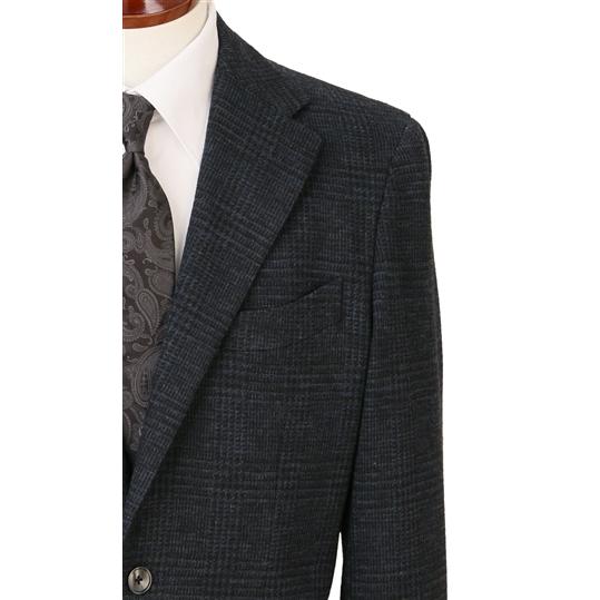 【洋服の青山】秋冬 ネイビー系 プレミアムスタイリッシュスーツ【RELAXING MODEL】 HILTON メンズ ビジネス ストレッチ 長袖 標準体 ワンタックの画像