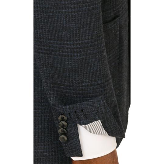 【洋服の青山】秋冬 ネイビー系 プレミアムスタイリッシュスーツ【RELAXING MODEL】 HILTON メンズ ビジネス ストレッチ 長袖 標準体 ワンタックの画像