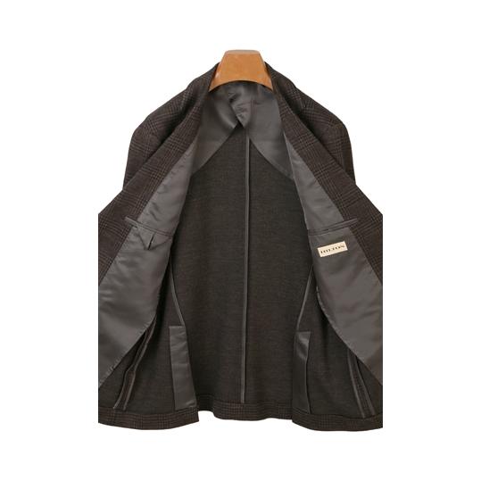 【洋服の青山】メンズ 秋冬 ブラウン系 プレミアムスタイリッシュスーツ【RELAXING MODEL】ビジネス ストレッチ 長袖 標準体 ワンタック HILTONの画像