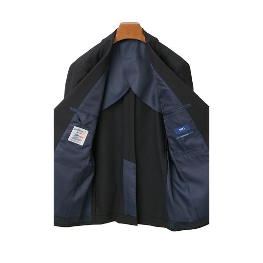 【洋服の青山】スーツ ツーパンツ オールシーズン ネイビー系 スタイリッシュ CONTROLα メンズ ビジネス ウォッシャブル PERSON'S FOR MENの画像