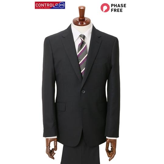 【洋服の青山】スーツ ツーパンツ オールシーズン ネイビー系 スタイリッシュ CONTROLα メンズ ビジネス ウォッシャブル PERSON'S FOR MENの画像