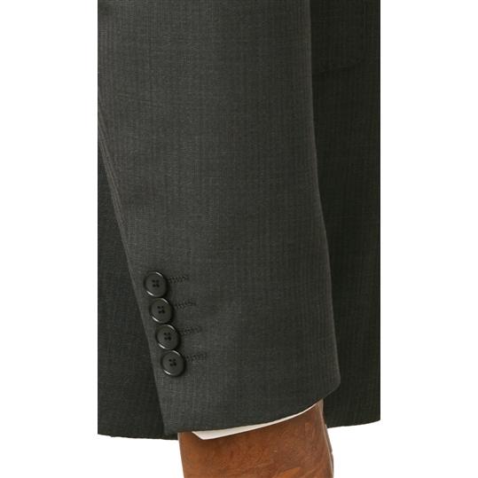【洋服の青山】ツーパンツ スーツ メンズ スリム オールシーズン グレー 調温調湿 ウォッシャブル 洗える ストレッチ 消臭 シワ抑制 ビジネス PERSON'S FOR MENの画像