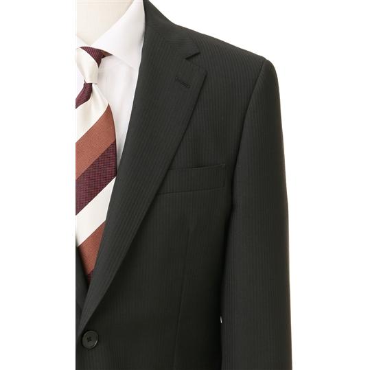 【洋服の青山】ツーパンツ スーツ メンズ スリム オールシーズン ブラック 調温調湿 透湿速乾 ウォッシャブル 洗える ストレッチ ビジネス PERSON'S FOR MENの画像