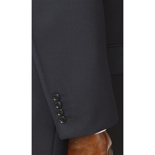 【洋服の青山】秋冬用 ネイビー系 スタンダードスーツ【キング】【ツーパンツ】【Plastics Smart】 REGALの画像