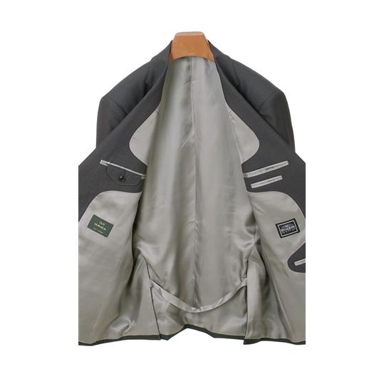 【洋服の青山】秋冬用 グレー系 プレミアムスタンダードスーツ【DORMEUIL】 Savile Rowの画像