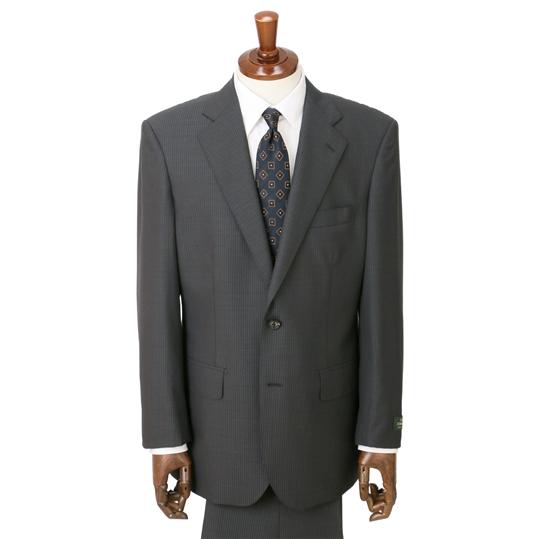 【洋服の青山】秋冬用 グレー系 プレミアムスタンダードスーツ【DORMEUIL】 Savile Rowの画像