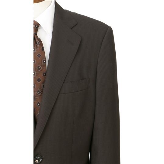 【洋服の青山】秋冬用 ブラウン系 プレミアムスタンダードスーツ【DORMEUIL】 Savile Rowの画像