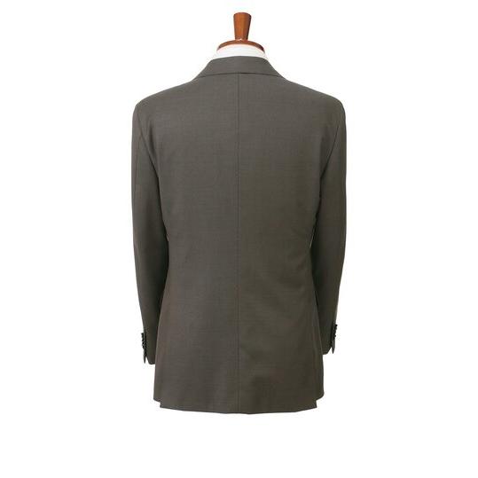 【洋服の青山】プレミアム ウール100% スーツ メンズ スリム 秋冬 ブラウン 茶色 ストレッチ 動きやすい ビジネス オフィス 出張 営業 通勤 仕事 卒業式 入社式の画像