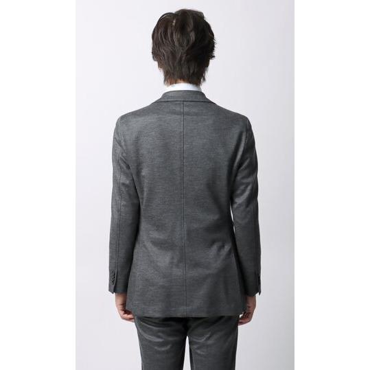 【洋服の青山】プレミアム ウール混 スーツ メンズ スリム 秋冬 グレー 灰色 ストレッチ 動きやすい ビジネス オフィス 出張 営業 通勤 仕事 卒業式の画像