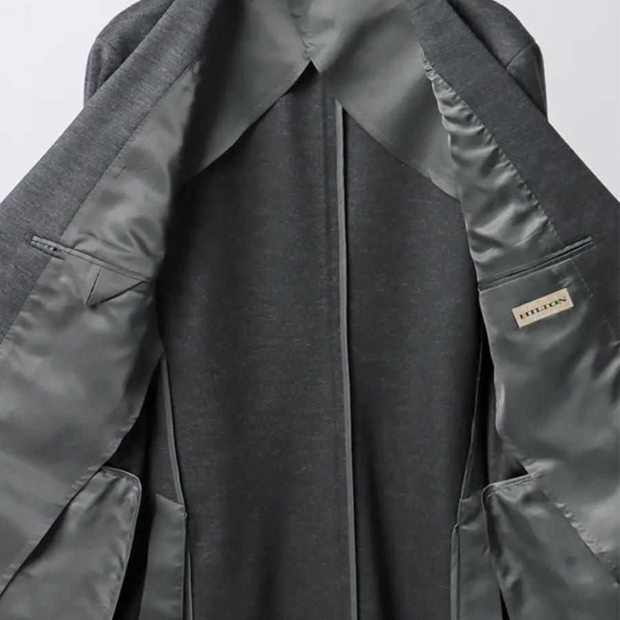 【洋服の青山】プレミアム ウール混 スーツ メンズ スリム 秋冬 グレー 灰色 ストレッチ 動きやすい ビジネス オフィス 出張 営業 通勤 仕事 卒業式の画像