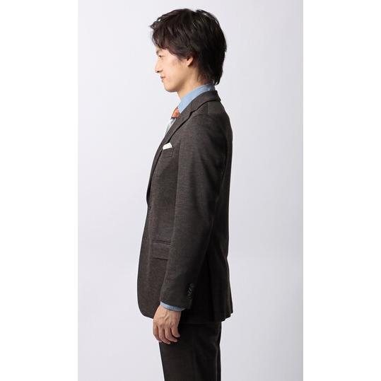 【洋服の青山】プレミアム ウール混 スーツ メンズ スリム 秋冬 ブラウン 茶色 ストレッチ 動きやすい ビジネス オフィス 出張 営業 通勤 仕事 卒業式の画像