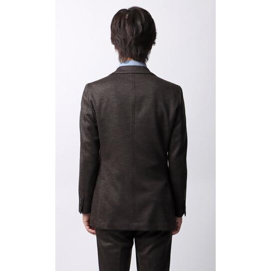 【洋服の青山】プレミアム ウール混 スーツ メンズ スリム 秋冬 ブラウン 茶色 ストレッチ 動きやすい ビジネス オフィス 出張 営業 通勤 仕事 卒業式の画像