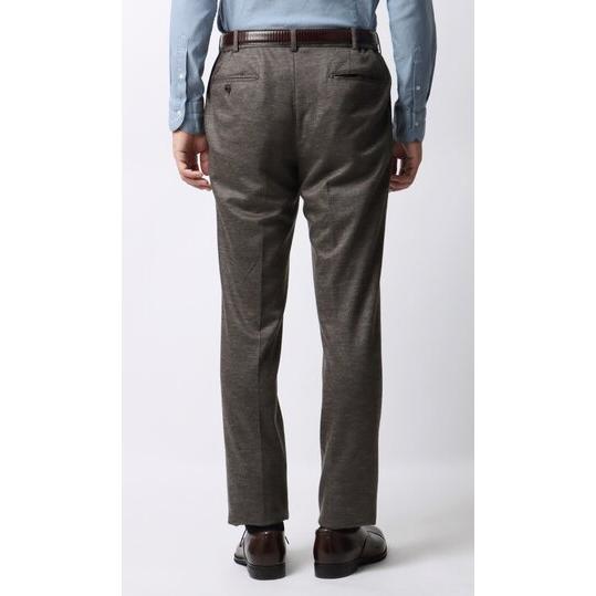 【洋服の青山】プレミアム ウール混 スーツ メンズ スリム 秋冬 ベージュ ストレッチ 動きやすい ビジネス オフィス 出張 営業 通勤 仕事 卒業式の画像