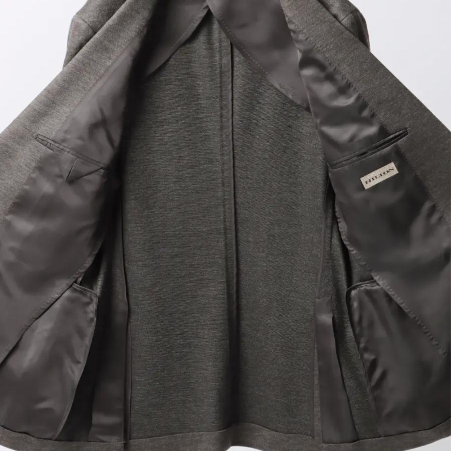 【洋服の青山】プレミアム ウール混 スーツ メンズ スリム 秋冬 ベージュ ストレッチ 動きやすい ビジネス オフィス 出張 営業 通勤 仕事 卒業式の画像