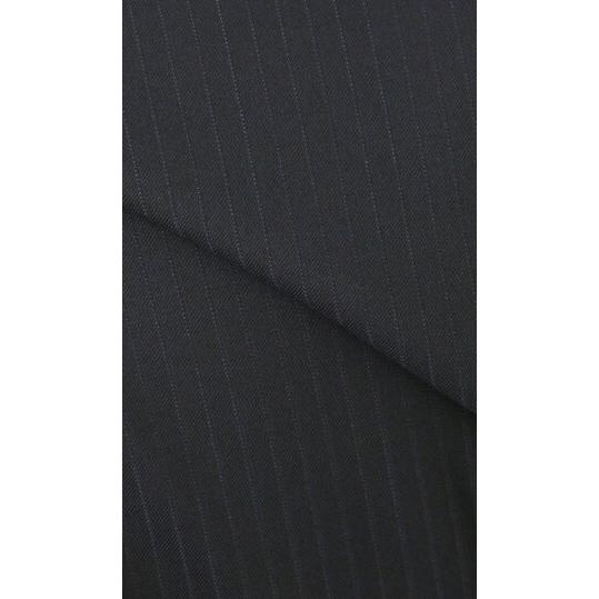 【洋服の青山】秋冬 ブラック系 プレミアムスタイリッシュスーツ【ツーパンツ】【Super100’s】 【ジャケット】 2ボタン 総裏 本台場 脇当て ペン差しポケットの画像
