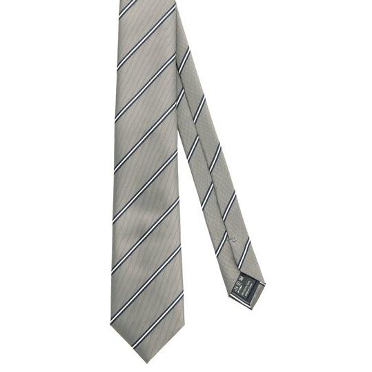 AOYAMA 【洋服の青山】メンズ ネクタイ グレー系 レギュラータイ【OEKO