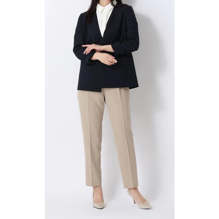 AOYAMA 【洋服の青山】レディース 半袖 夏 シャツカラーブラウス