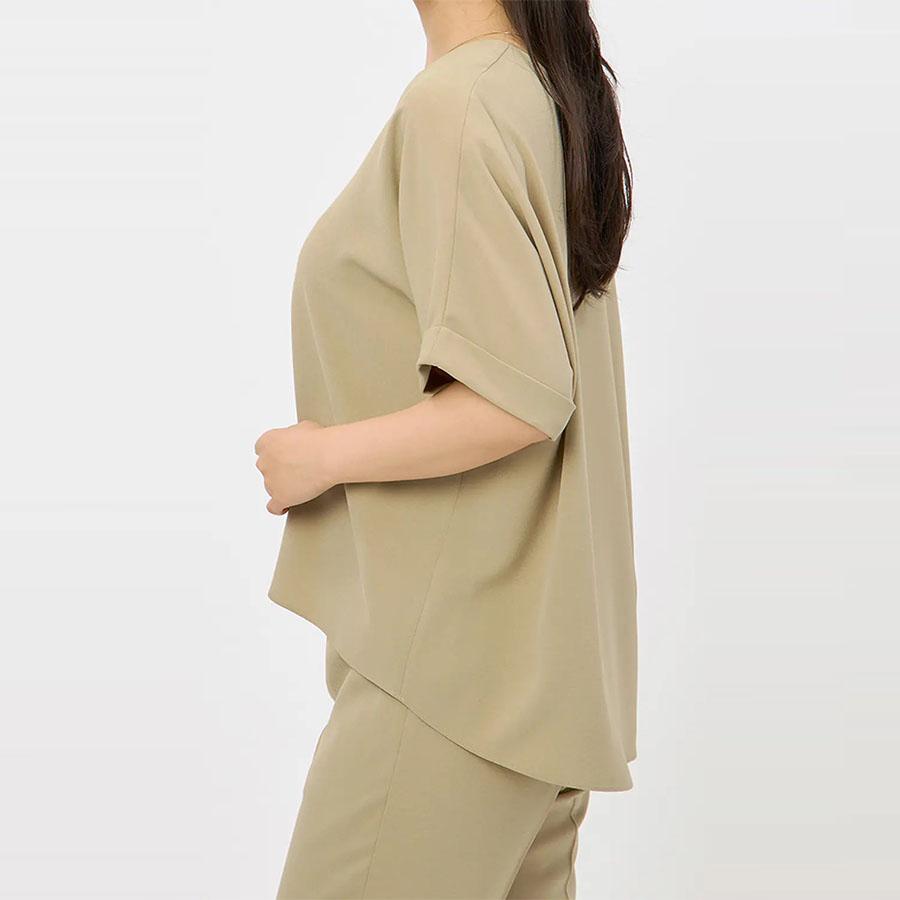 AOYAMA 【洋服の青山】Vネックブラウス レディース Vネック ブラウス