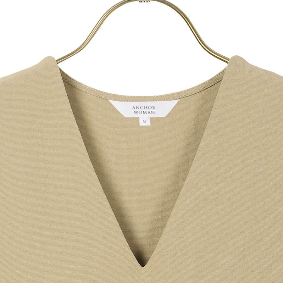 AOYAMA 【洋服の青山】Vネックブラウス レディース Vネック ブラウス 