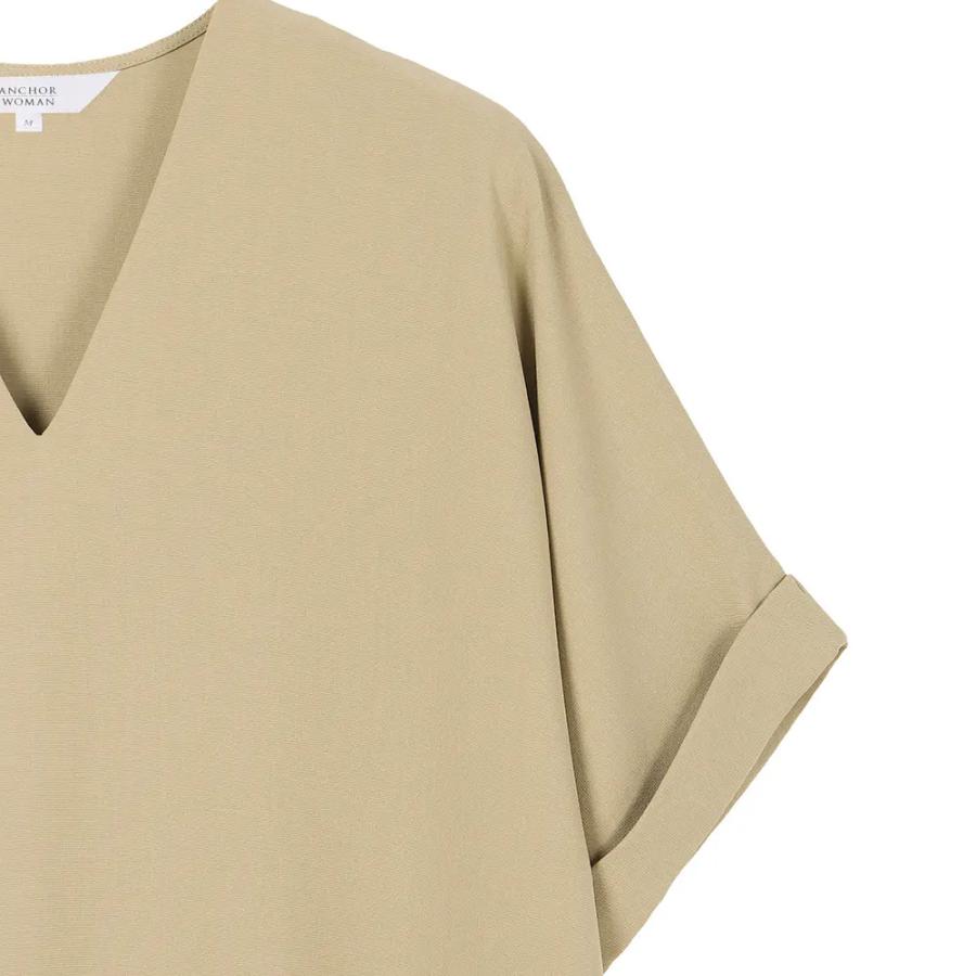 AOYAMA 【洋服の青山】Vネックブラウス レディース Vネック ブラウス 